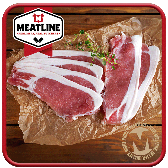 [WEB0240] 450g DRY CURE UN-SMOKED BACK BACON