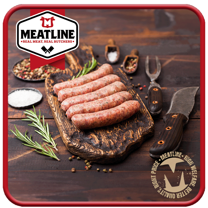 3 PACK'S BUTCHERS SAUSAGES FOR £12