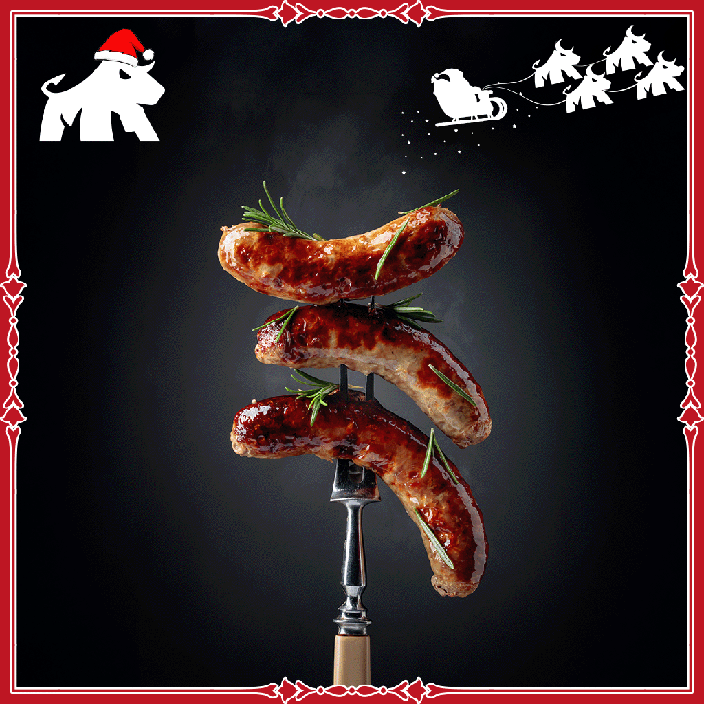 [XMAS180] PLAIN PORK 32'S COCKTAIL SAUSAGE 500G PK