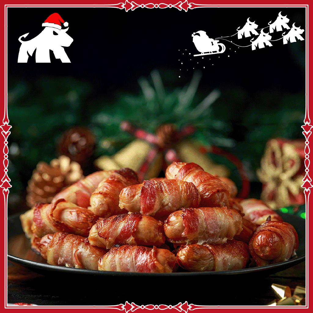 15 SAUSAGES IN BACON (Cocktail)