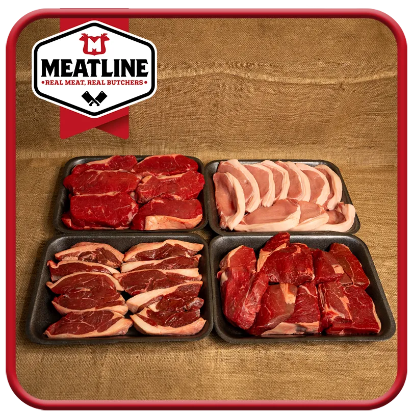 Seared and sizzling maxi steak pack