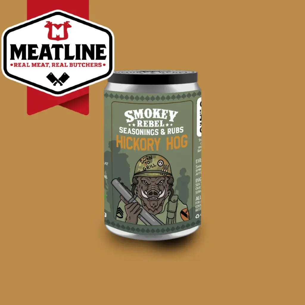 Smokey Rebel Hickory Hog Pork Rub Mini Can 70g