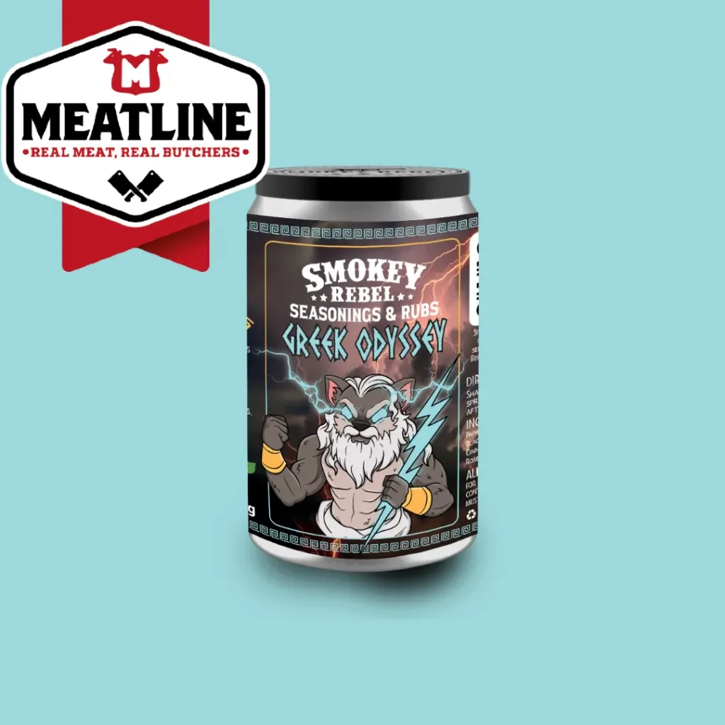 [R5006] Smokey Rebel Greek Odyssey Gyros Rub Mini Can 80g