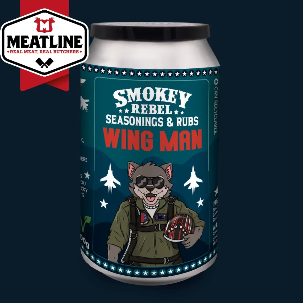 Smokey Rebel Wing Rub 200g seasoning