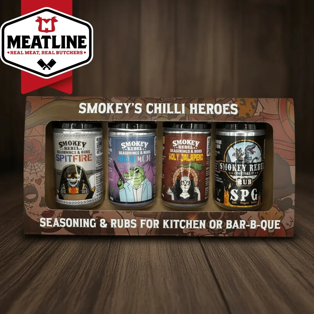 [R5015] Smokey Rebel Chilli Heroes 4x150ml