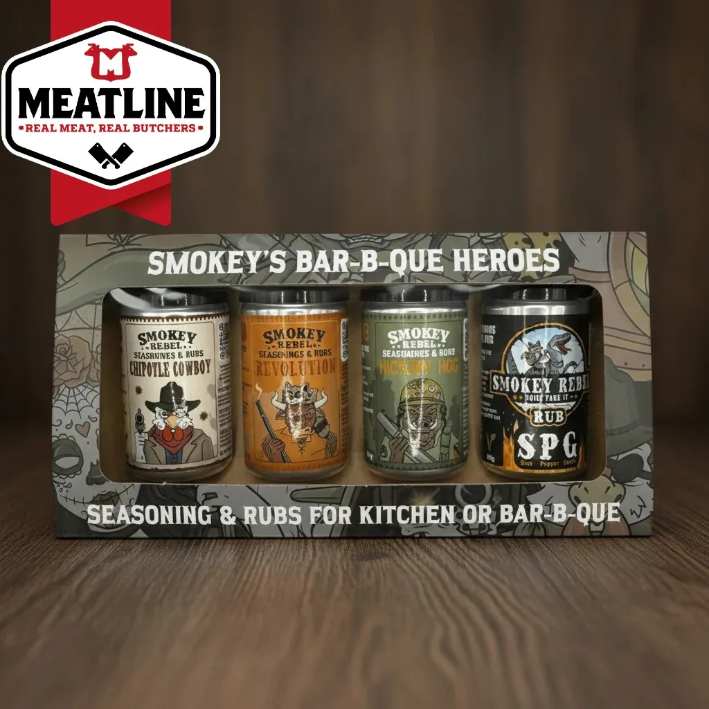 [R5017] Smokey Rebel BBQ Heroes 4x150ml